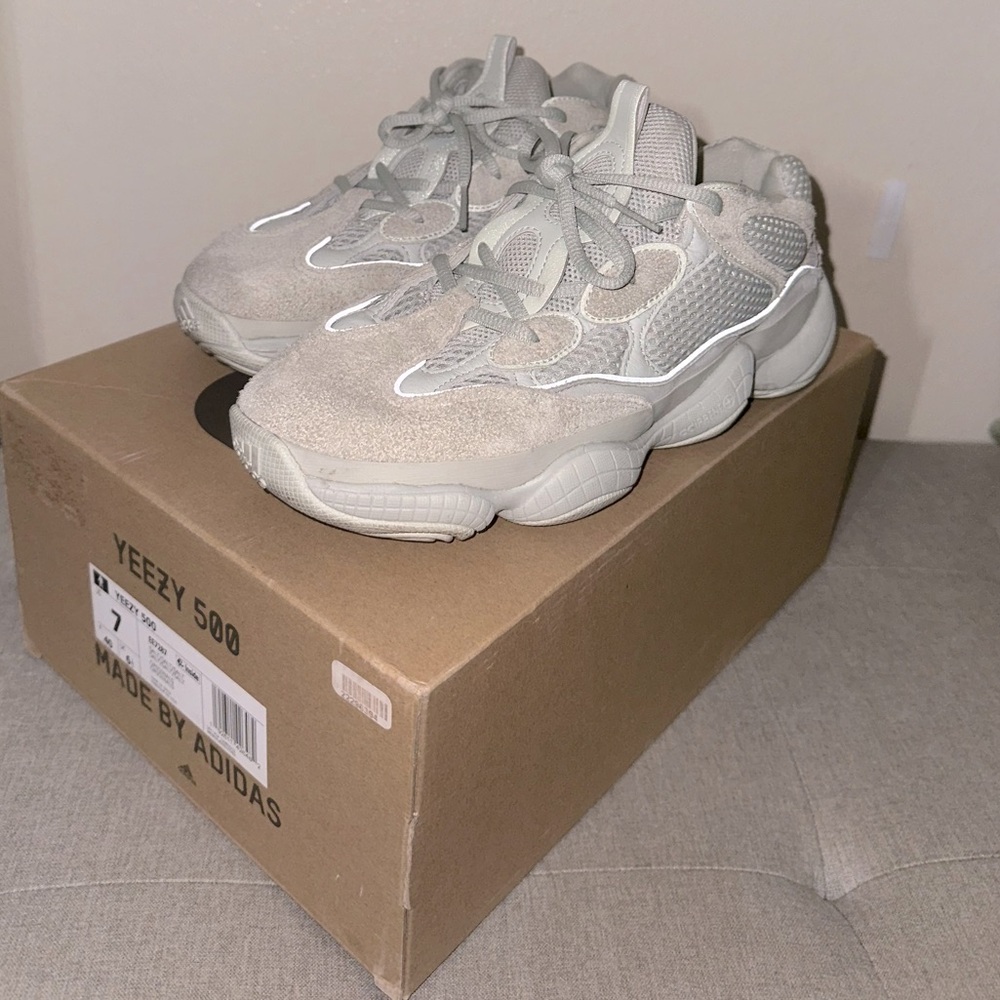 ADIDAS YEEZY 500 | Size: Men’s US 7 | Color: Salt | Gently Used |
